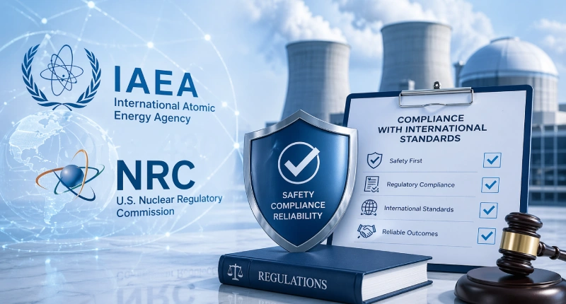 International atomic Energy Association (IAEA) and Nuclear Regulatory Commission (NRC)