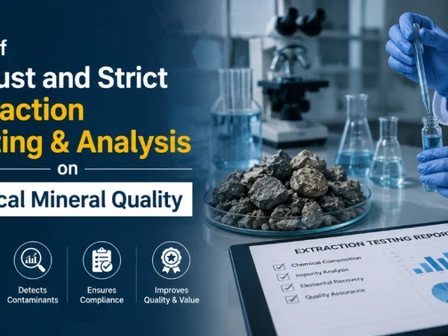 Role of Robust and Strict Extraction Testing & Analysis on Critical Mineral Quality