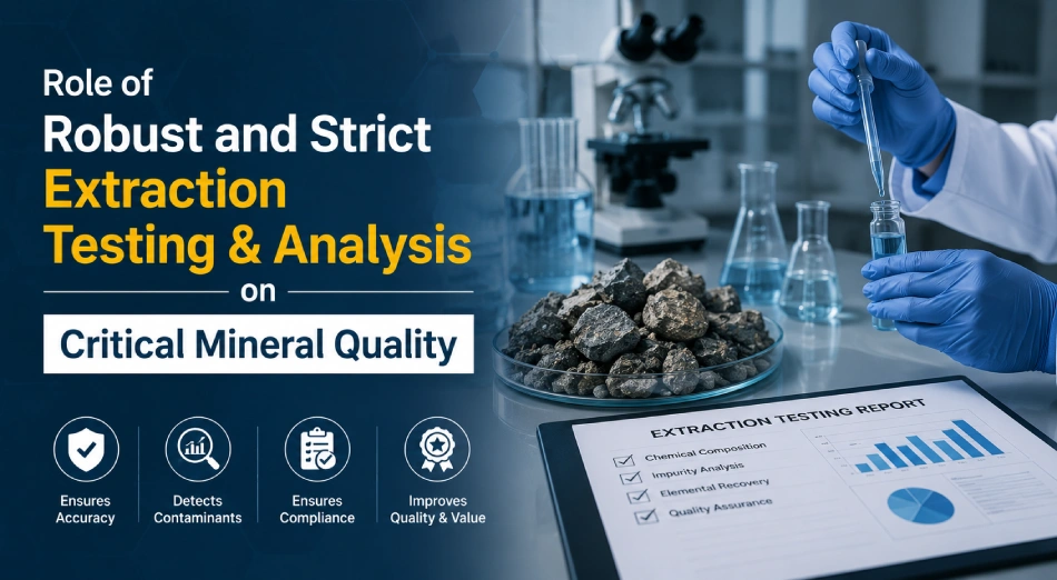 Role of Robust and Strict Extraction Testing & Analysis on Critical Mineral Quality